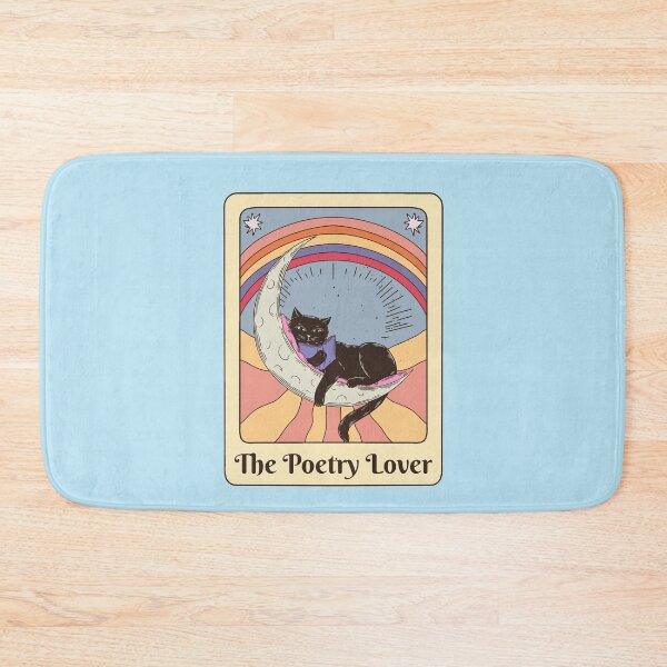 Item preview, Poetry Lover Cat Reading Poem Retro Tarot designed and sold by MrEddie10.