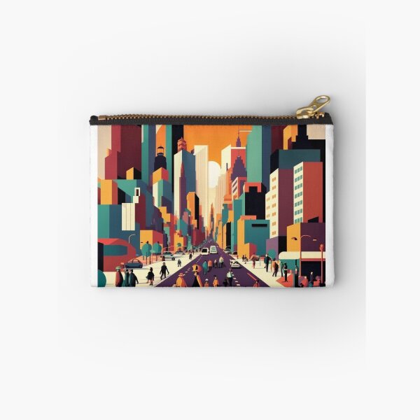Item preview, skyscraper in the city art deco style designed and sold by farizhilmi.