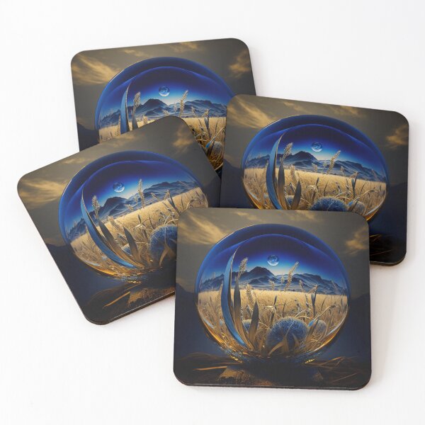 Item preview, Fantasy Landscape Art, Blue Moon Rising designed and sold by Fantasy Masterpiece.