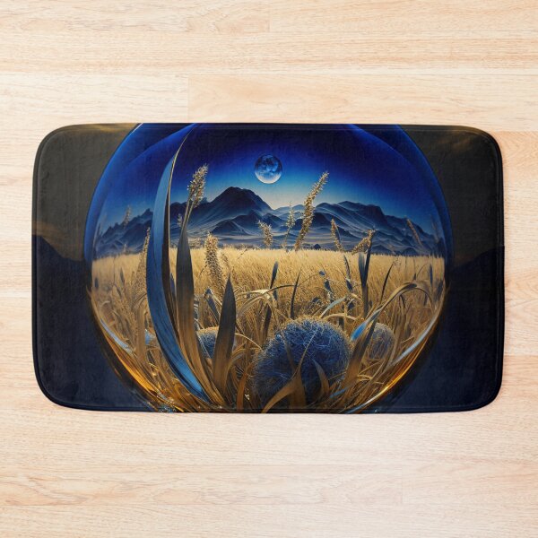 Item preview, Fantasy Landscape Art, Blue Moon Rising designed and sold by Fantasy Masterpiece.