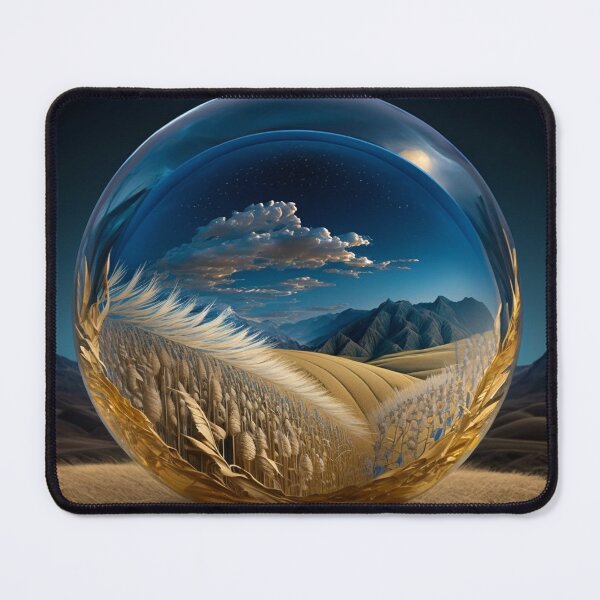 Item preview, Fantasy Landscape Art, Fields of Gold designed and sold by Fantasy Masterpiece.