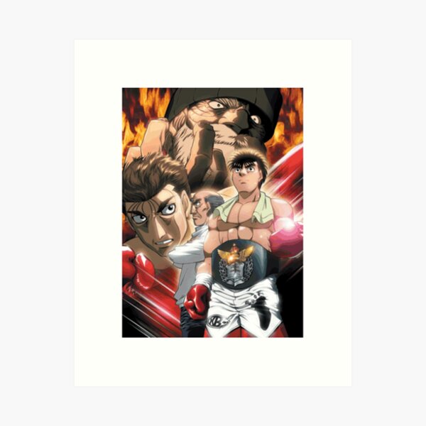 ICHIRO MIYATA, HAJIME NO IPPO, Anime Stars 3.0, BW,  Canvas Print for  Sale by Black Kitsune Argentina