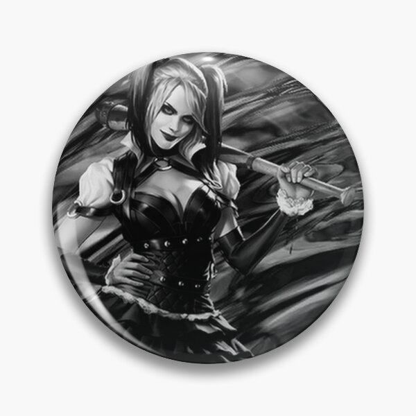 Item preview, H. Quinzel on Psychedelic Background (Black & White) designed and sold by MummyEffect.