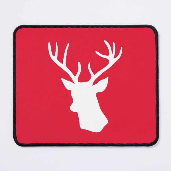 Item preview, Red Deer Head Silhouette Reindeer Stag designed and sold by inspirationzgal.
