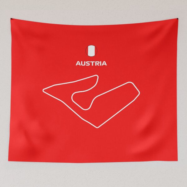 Item preview, Austria Grand Prix Track Map designed and sold by ed-designs.
