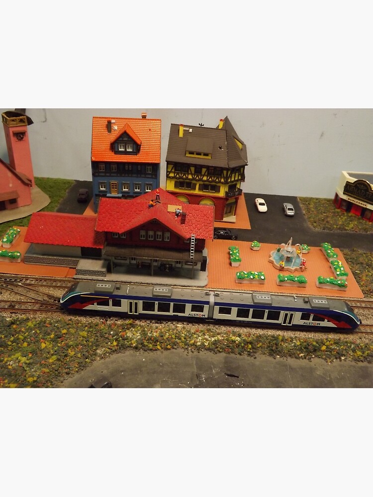 "Scale Model Trains, Scale Model Buildings, Greenberg's Train and Toy