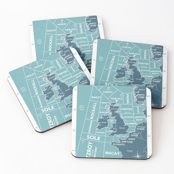 Item preview, Shipping Forecast Regions designed and sold by CanterburyArt.