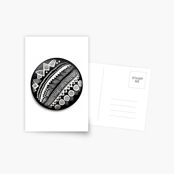 African style,pattern Postcard