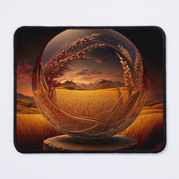 Item preview, Fantasy Landscape Art, Glowing Orange designed and sold by Fantasy Masterpiece.