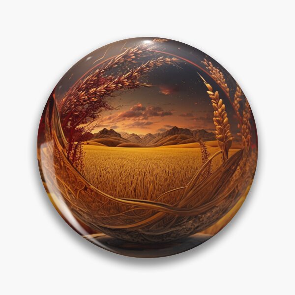 Item preview, Fantasy Landscape Art, Glowing Orange designed and sold by Fantasy Masterpiece.