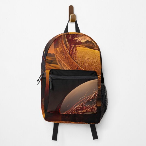 Item preview, Fantasy Landscape Art, Glowing Orange designed and sold by Fantasy Masterpiece.
