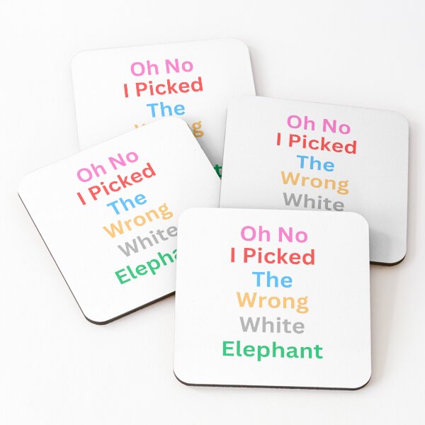 Item preview, oh no i picked the wrong white elephant designed and sold by Robert-bh.