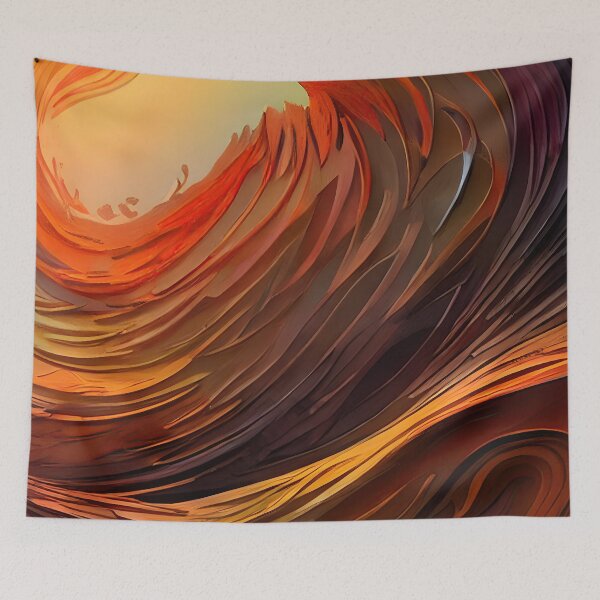 Item preview, Earth Tones Surreal Sunrise designed and sold by FutureImaging.