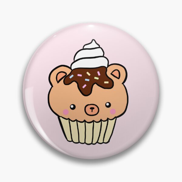 Artikelvorschau, Niedliche Cupcake-Bär-Illustration entworfen und verkauft von Yarafantasyart.