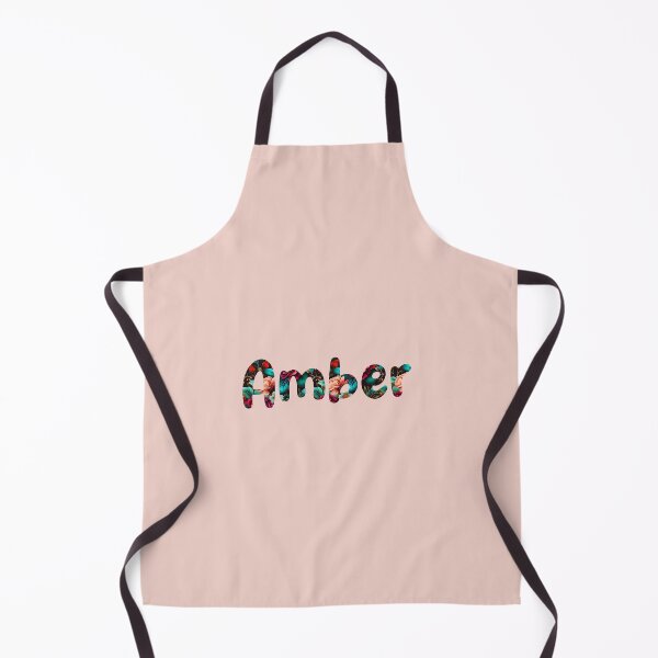 Item preview, Floral Amber Name : Amber Name With Flowers designed and sold by ABCDEmily ©.