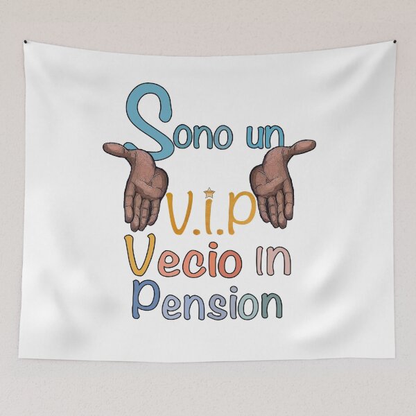 Item preview, anch'io sono un VIP vecio in pensionato - very important pensionato   designed and sold by lacasanostra.