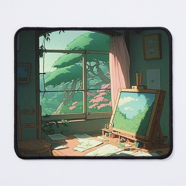 Item preview, A Beautiful Day to Paint - Retro Anime Inspired designed and sold by Roy Lyons.