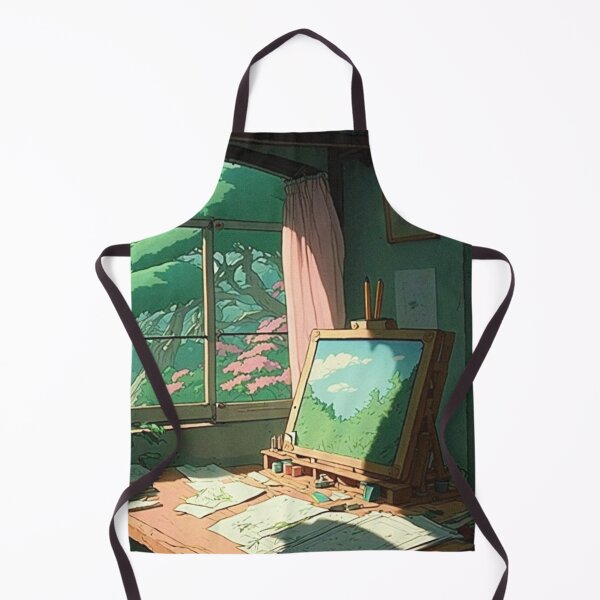 Item preview, A Beautiful Day to Paint - Retro Anime Inspired designed and sold by Roy Lyons.