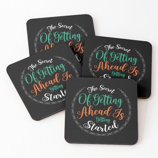 Item preview, The secret of getting ahead is getting started designed and sold by Best-Designers.