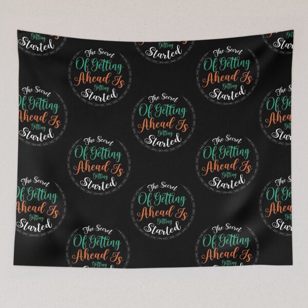 Item preview, The secret of getting ahead is getting started designed and sold by Best-Designers.