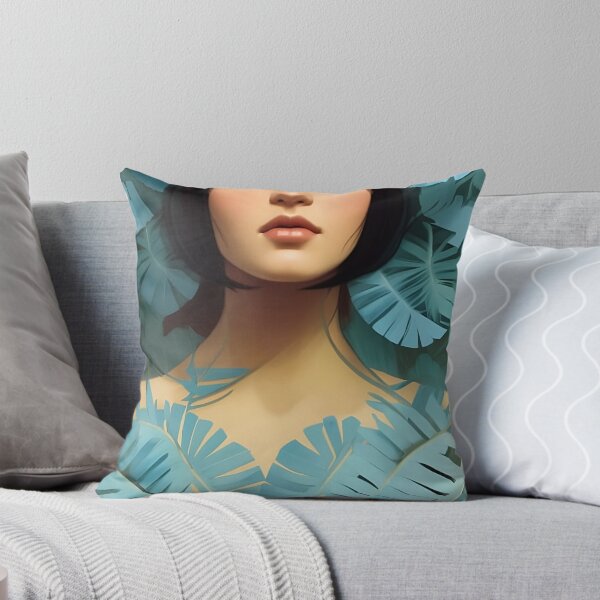 Item preview, portrait of a woman illustration designed and sold by JuliVogel.