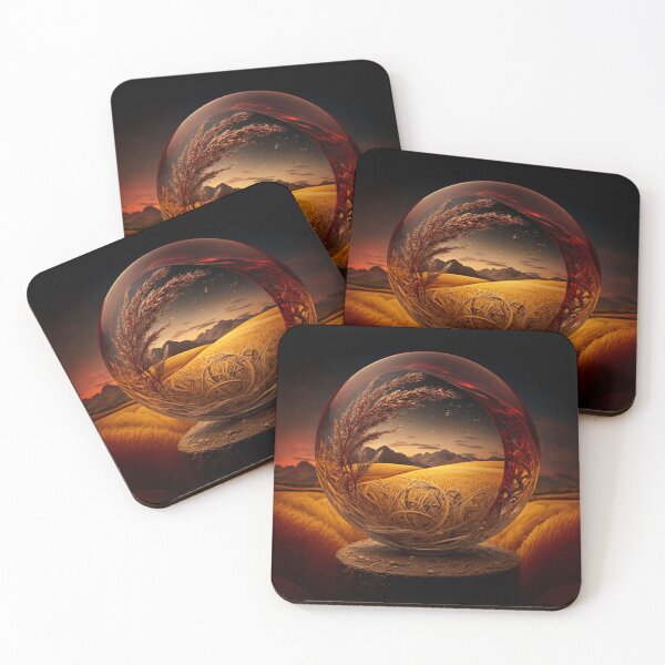Item preview, Fantasy Landscape Art, Orange Dream designed and sold by Fantasy Masterpiece.