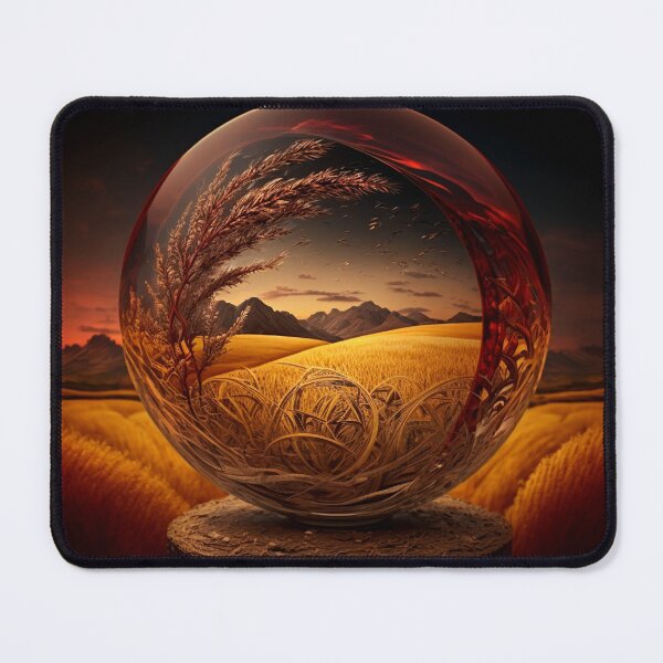 Item preview, Fantasy Landscape Art, Orange Dream designed and sold by Fantasy Masterpiece.