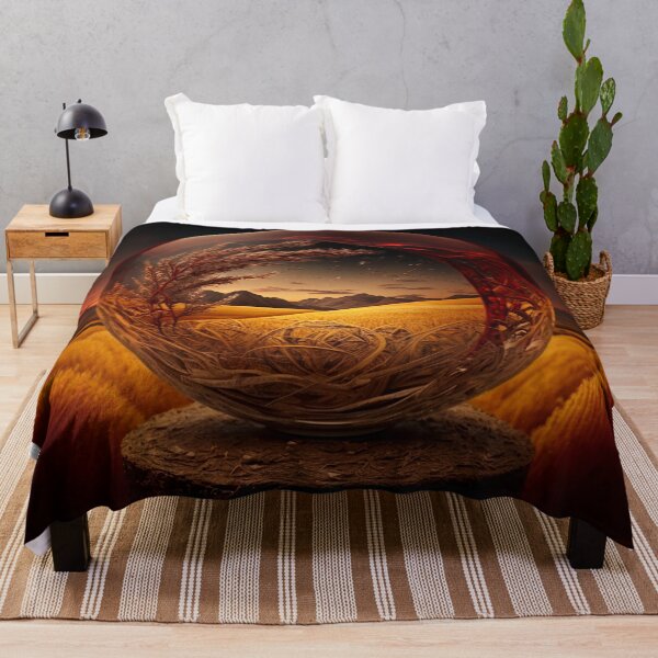 Item preview, Fantasy Landscape Art, Orange Dream designed and sold by Fantasy Masterpiece.