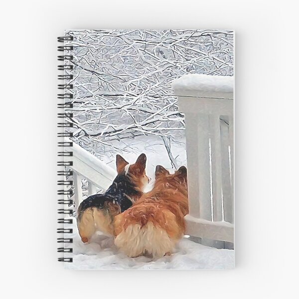 Item preview, Two Corgis in Winter designed and sold by RockCreek.