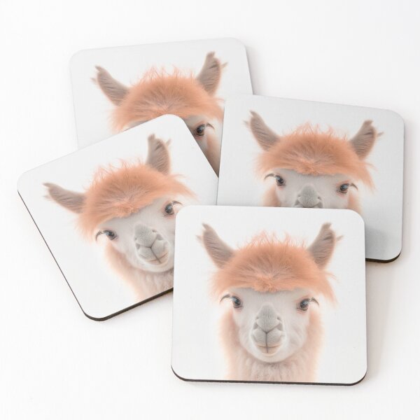 Item preview, Cute Baby Llama (Alpaca) | Nursery Babyroom Animal Portrait | Farm Animals designed and sold by ANIMALAND DESIGN.