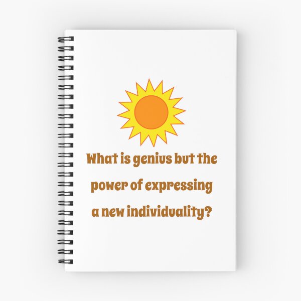 Item preview, What Is Genius But The Power - Creativity Quote designed and sold by CrankyOldDude.