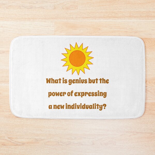 Item preview, What Is Genius But The Power - Creativity Quote designed and sold by CrankyOldDude.