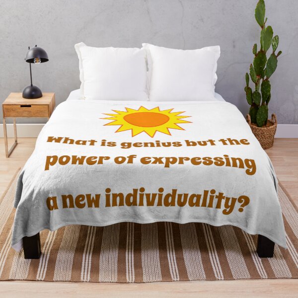 Item preview, What Is Genius But The Power - Creativity Quote designed and sold by CrankyOldDude.