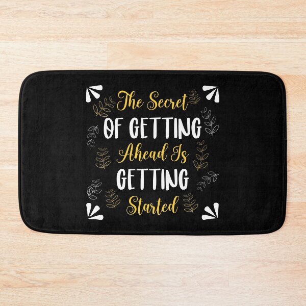 Item preview, The secret of getting ahead is getting started designed and sold by Best-Designers.