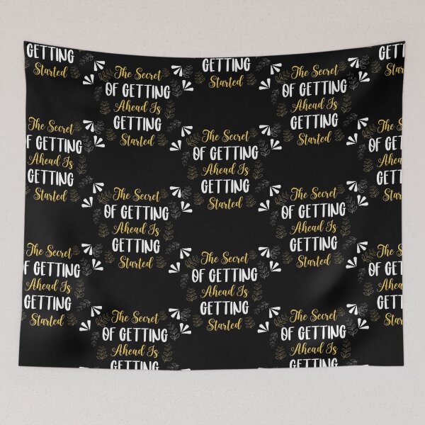 Item preview, The secret of getting ahead is getting started designed and sold by Best-Designers.