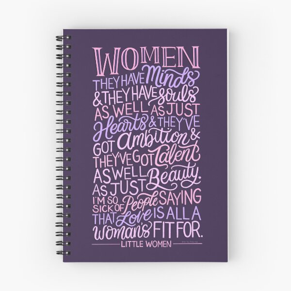 Item preview, Women Have Minds Souls Creativity Beauty Ambition Quote Illustration Art Design Feminist International Womens Day Drawing Saying Lettering Typography designed and sold by Amber  Liu.