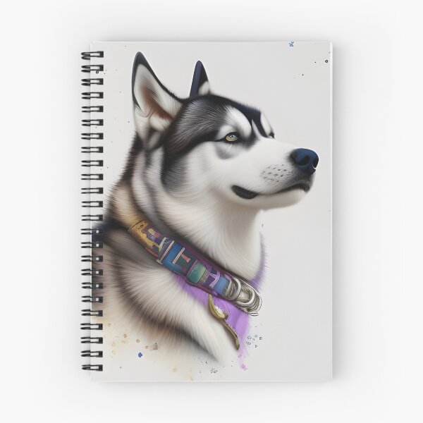 Item preview, Husky, watercolour, Ai Generated Art  designed and sold by ACC .