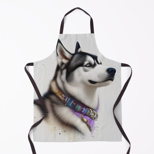 Item preview, Husky, watercolour, Ai Generated Art designed and sold by ACC .