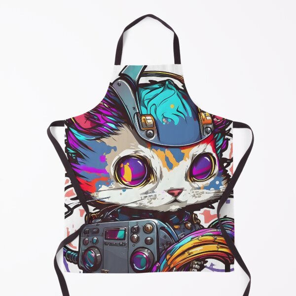 Item preview, Cyber Cat Colorful designed and sold by asurathunder.