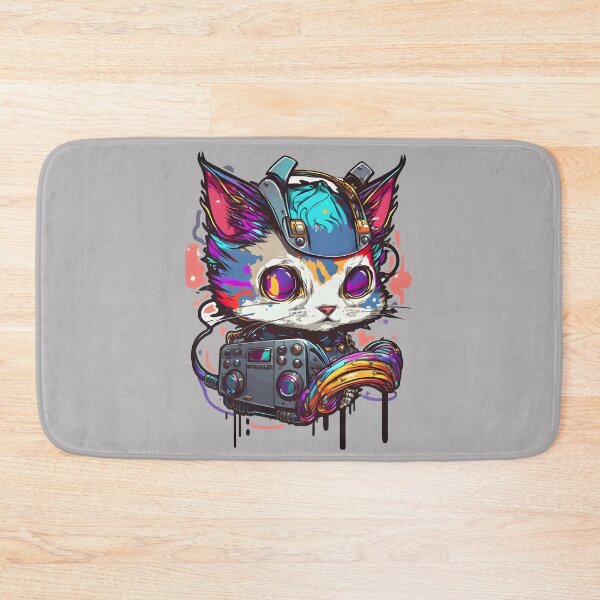 Item preview, Cyber Cat Colorful designed and sold by asurathunder.