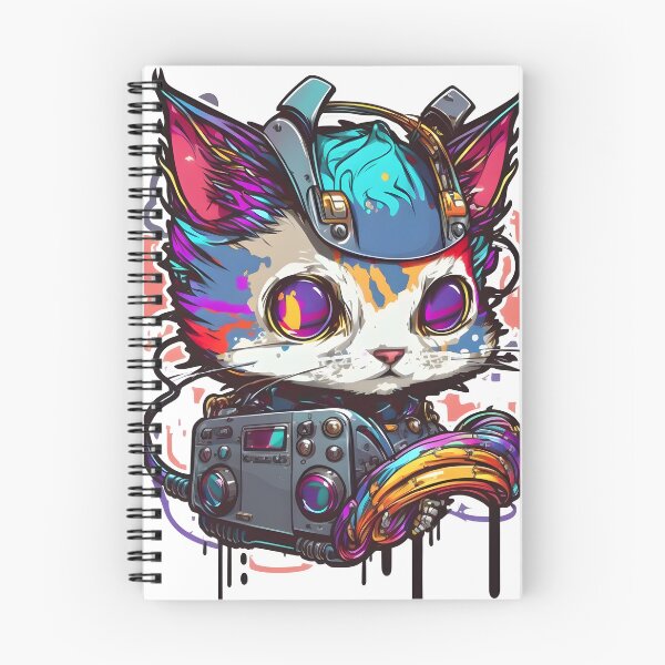 Item preview, Cyber Cat Colorful designed and sold by asurathunder.
