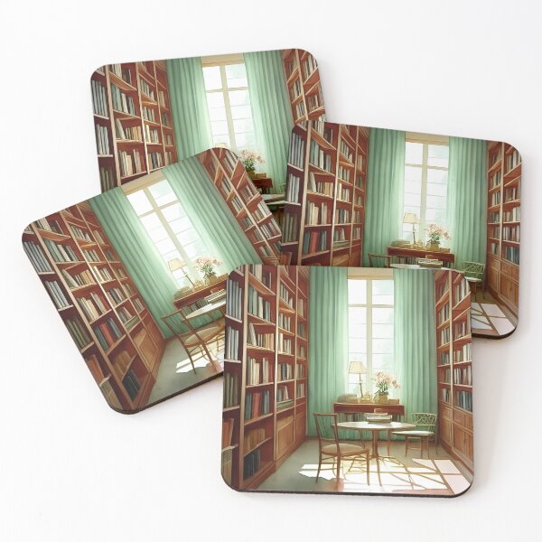Item preview, Cozy library at home designed and sold by Girly-Universe.