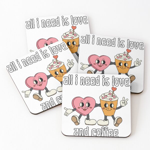 Item preview, All I Need Is Love And Coffee designed and sold by juliaplusgents.