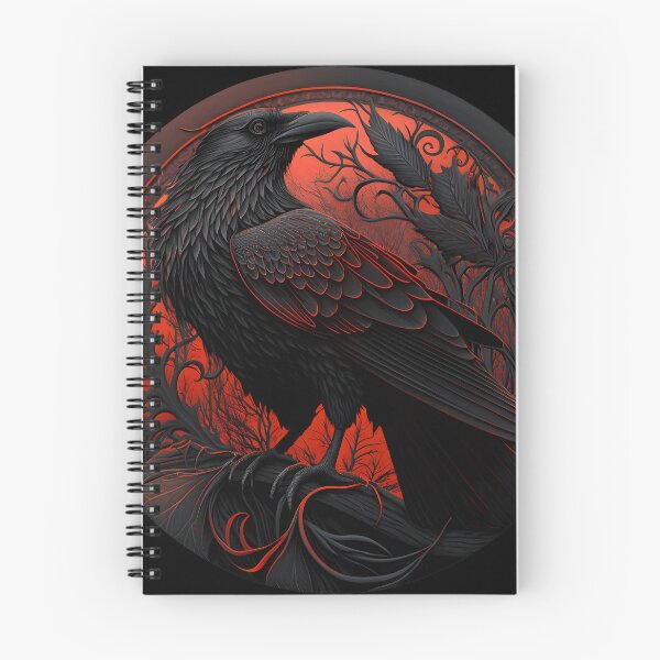 Item preview, Black & Red Dark Raven designed and sold by ErthaxsWorkshop.