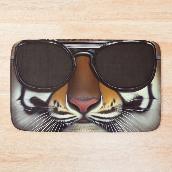 Item preview, Tiger wearing sunglasses designed and sold by Planetporridge.