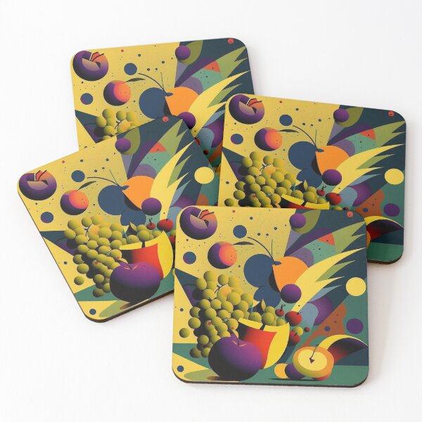 Item preview, Abstract Fruit Salad designed and sold by ArtNouveauChic.