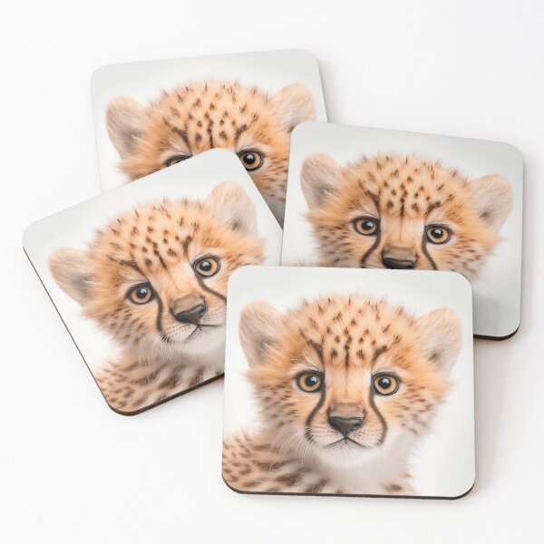 Item preview, Cute Baby Cheetah | Nursery Babyroom Animal Portrait | Wild Feline Cats designed and sold by ANIMALAND DESIGN.