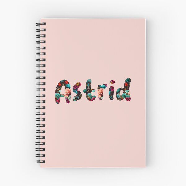 Artikelvorschau, Blumen-Astrid-Name: Astrid-Name mit Blumen entworfen und verkauft von ABCDEmily ©.