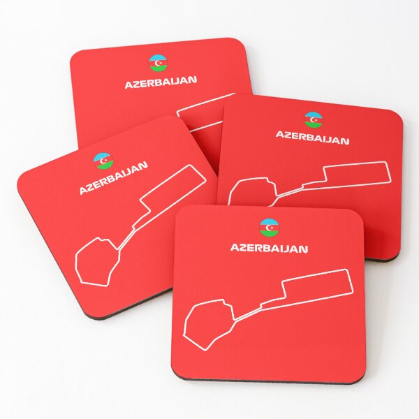 Item preview, Azerbaijan Grand Prix Track Map designed and sold by ed-designs.