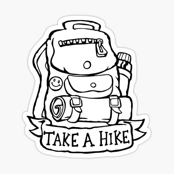 Take a Hike - Backpack Sticker